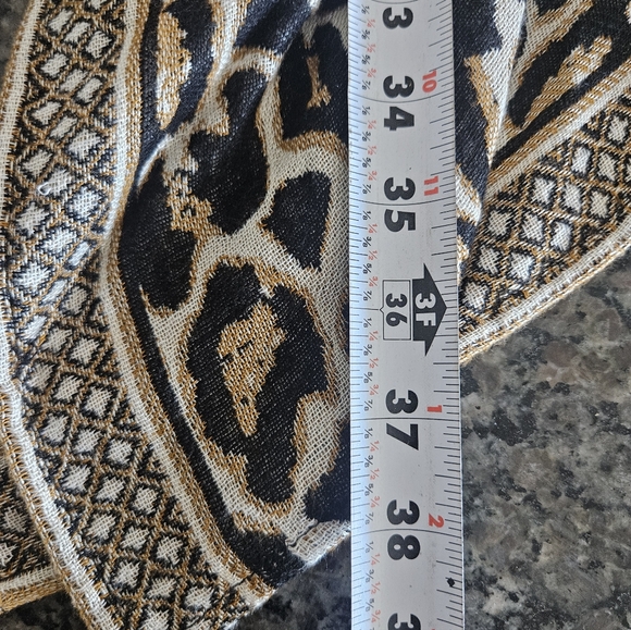 Chico’s Leopard Print Open-Front Kimono Cardigan | Size 0 | Boho Chic New - Picture 5 of 8